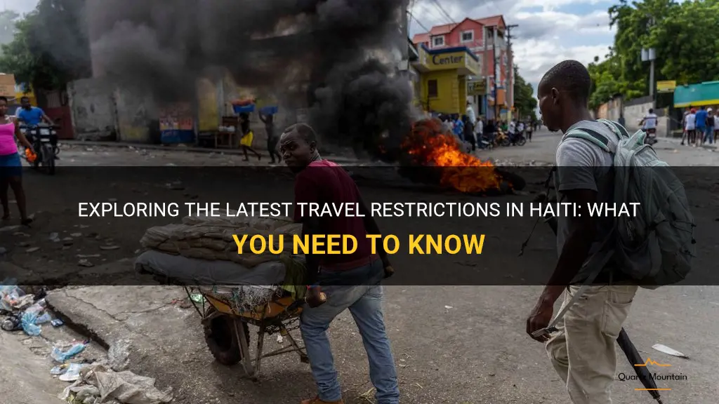 haiti travel restrictions
