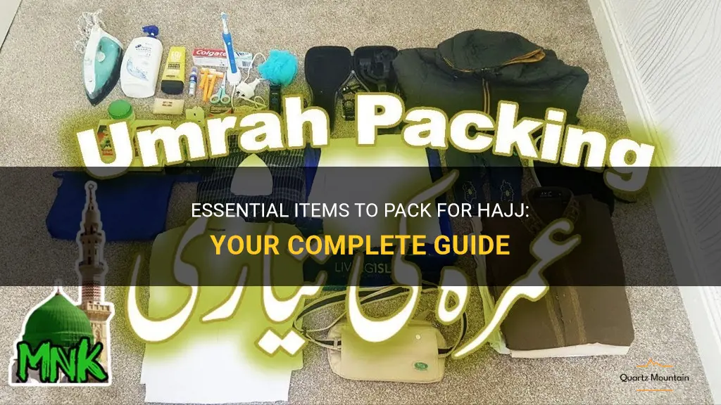 hajj what to pack