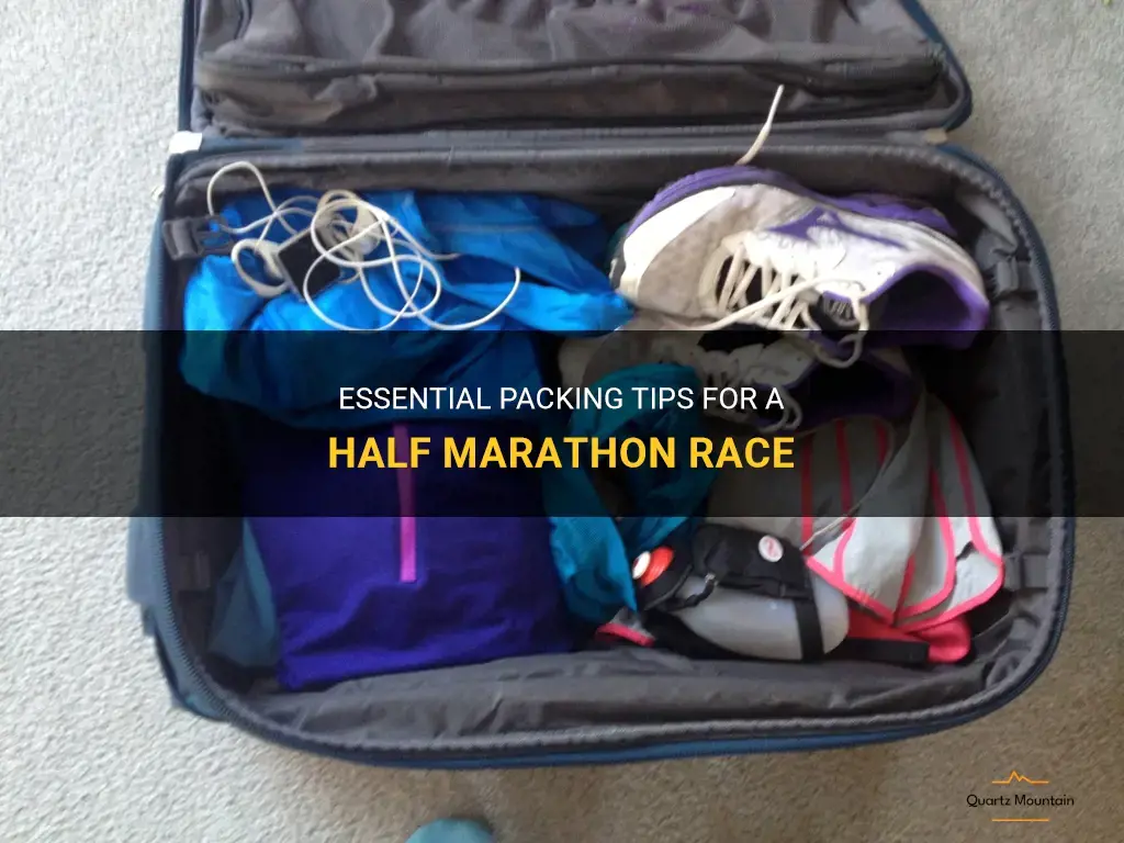 half marathon what to pack