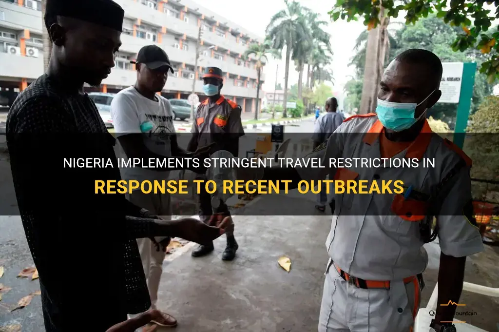 has nigeria made strict travel restrictions due to outbreaks