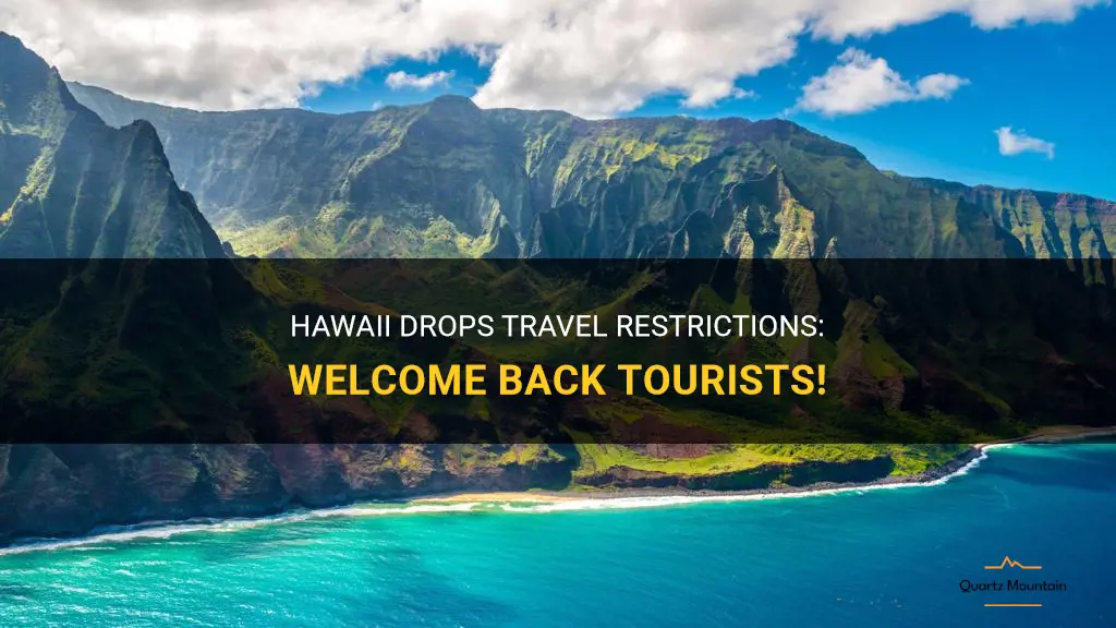 hawaii drop travel restrictions