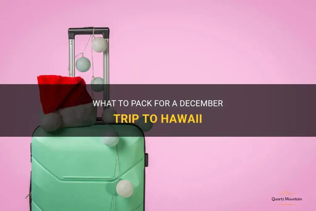 hawaii in december what to pack