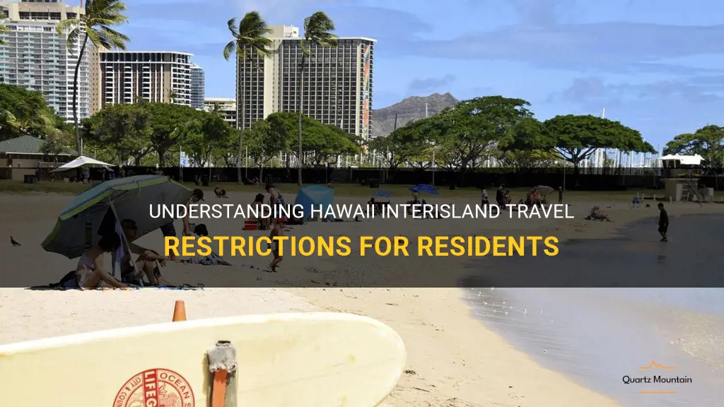 hawaii interisland travel restrictions for residents