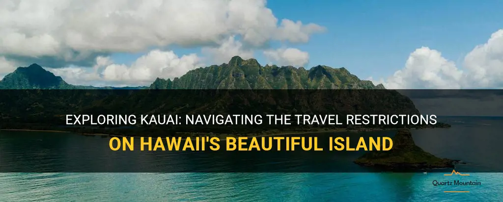 hawaii kauai travel restrictions