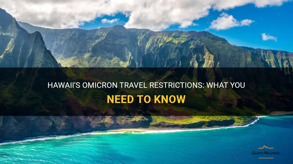 hawaii omicron travel restrictions