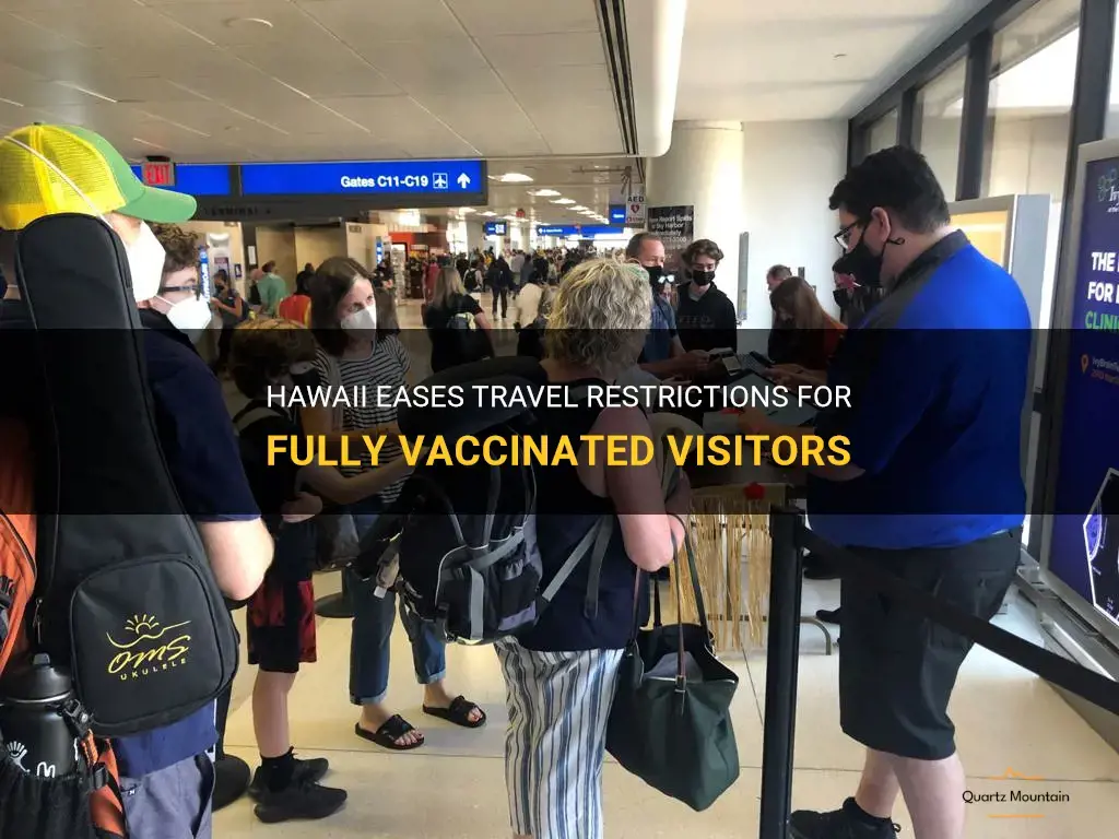 hawaii restrictions for vaccinated travelers