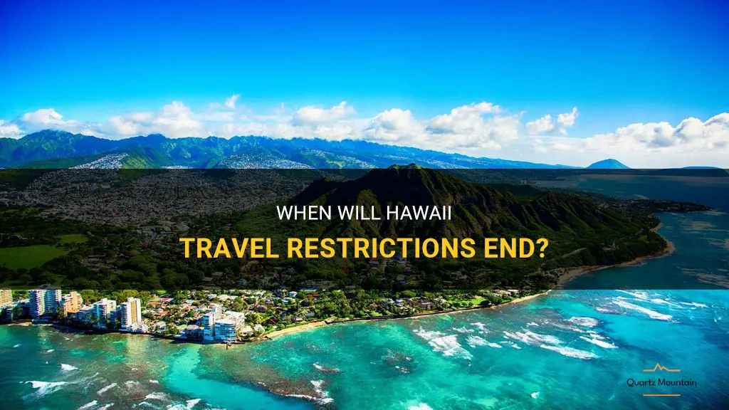 hawaii travel restrictions end date