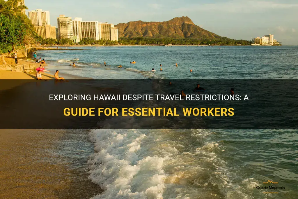 hawaii travel restrictions essential workers