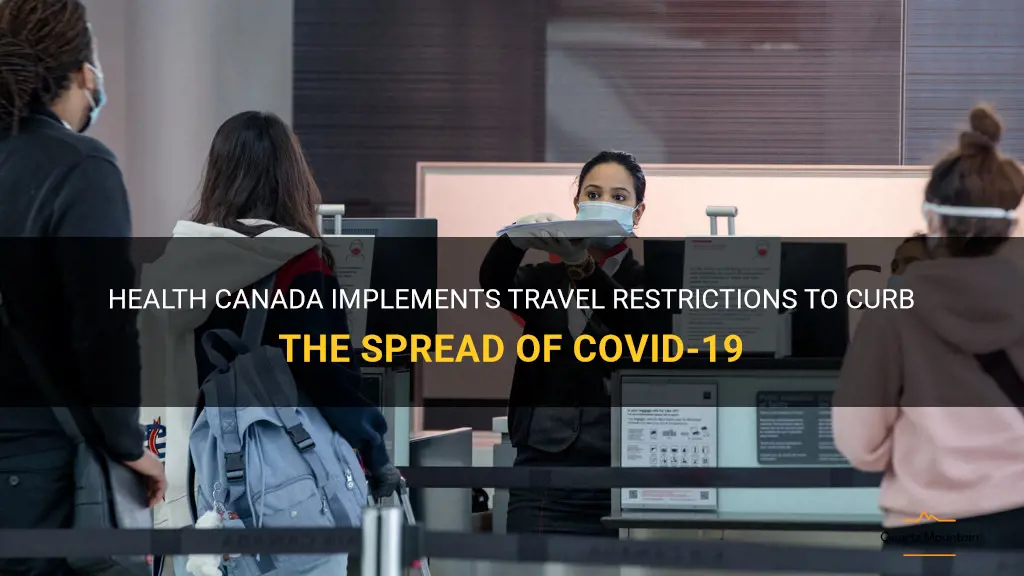 health canada travel restriction