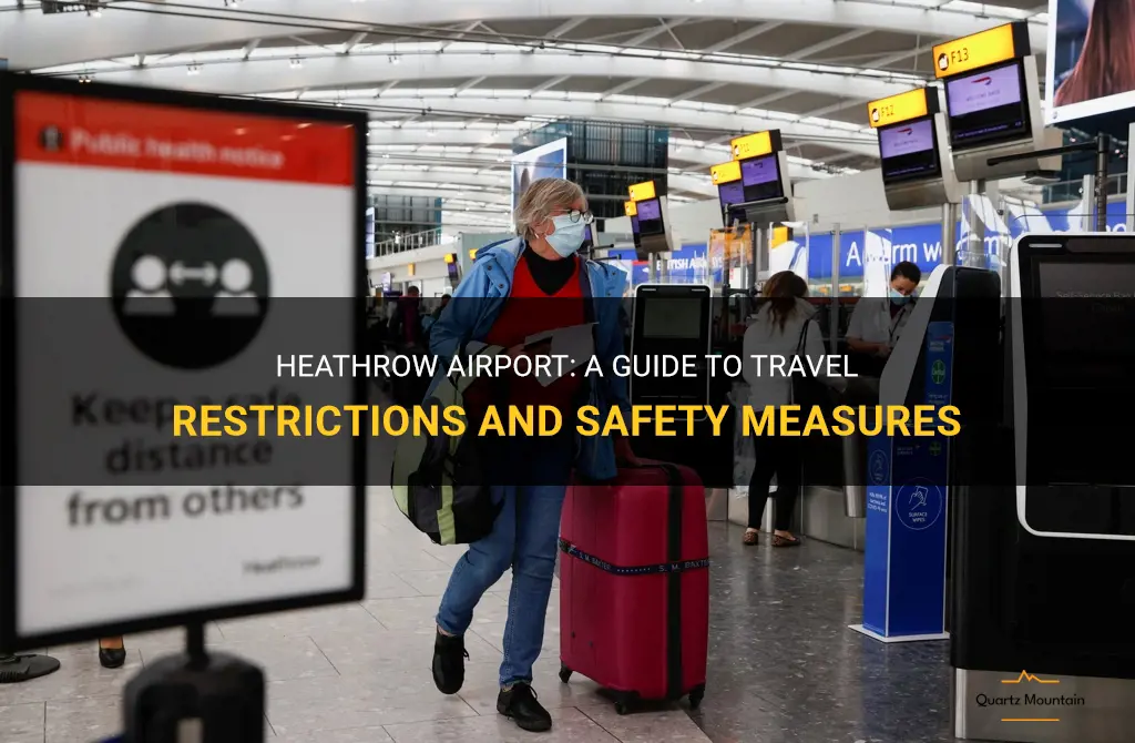 heathrow airport travel restrictions
