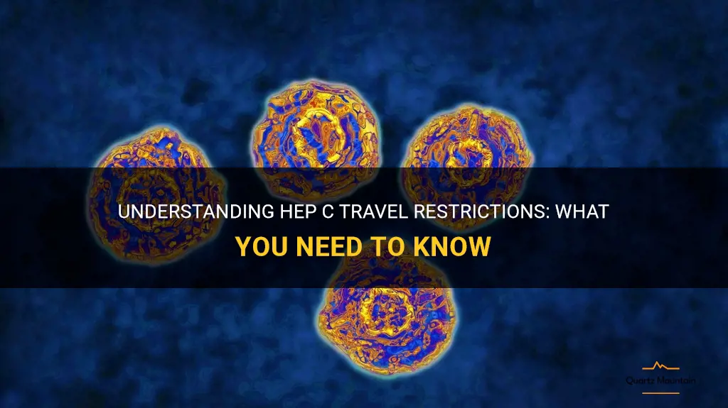 hep c travel restrictions