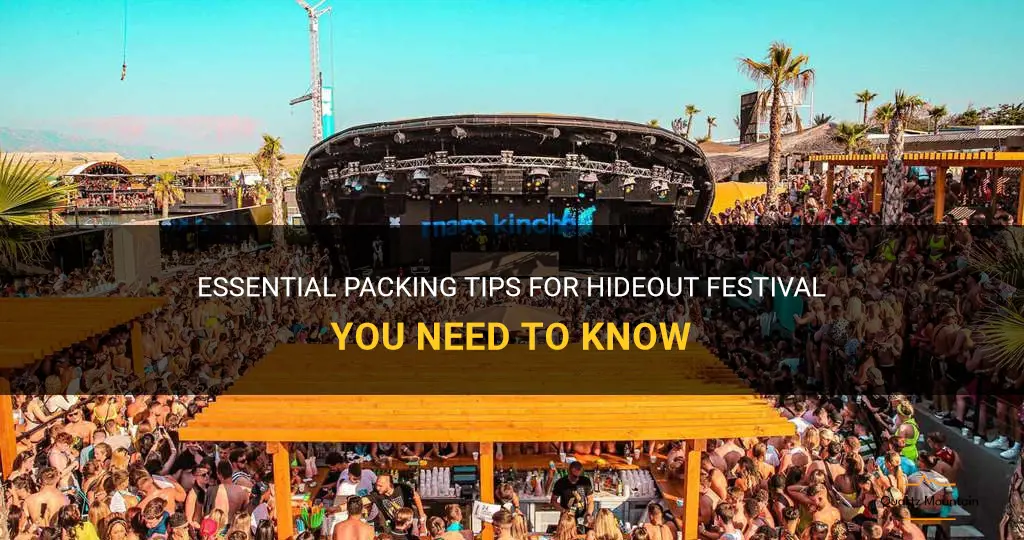hideout festival what to pack