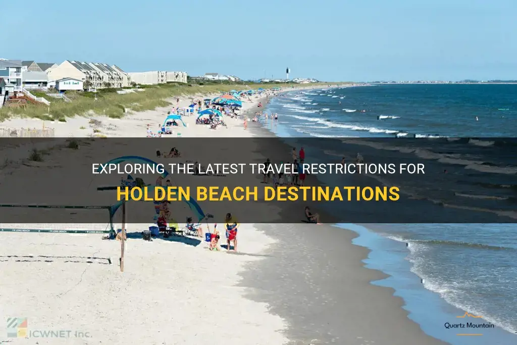 holden beach travel restrictions