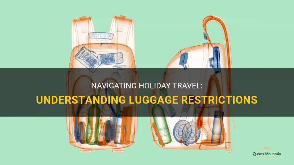 holiday travel luggage restrictions