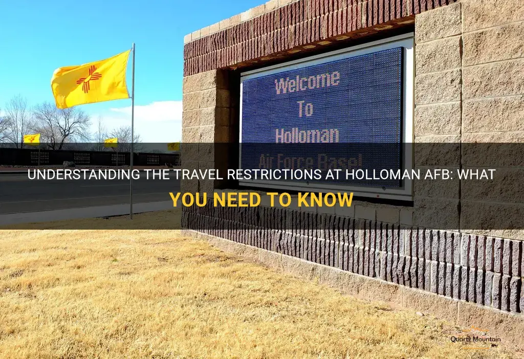 holloman afb travel restrictions