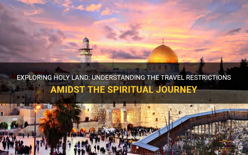 holy land travel restrictions