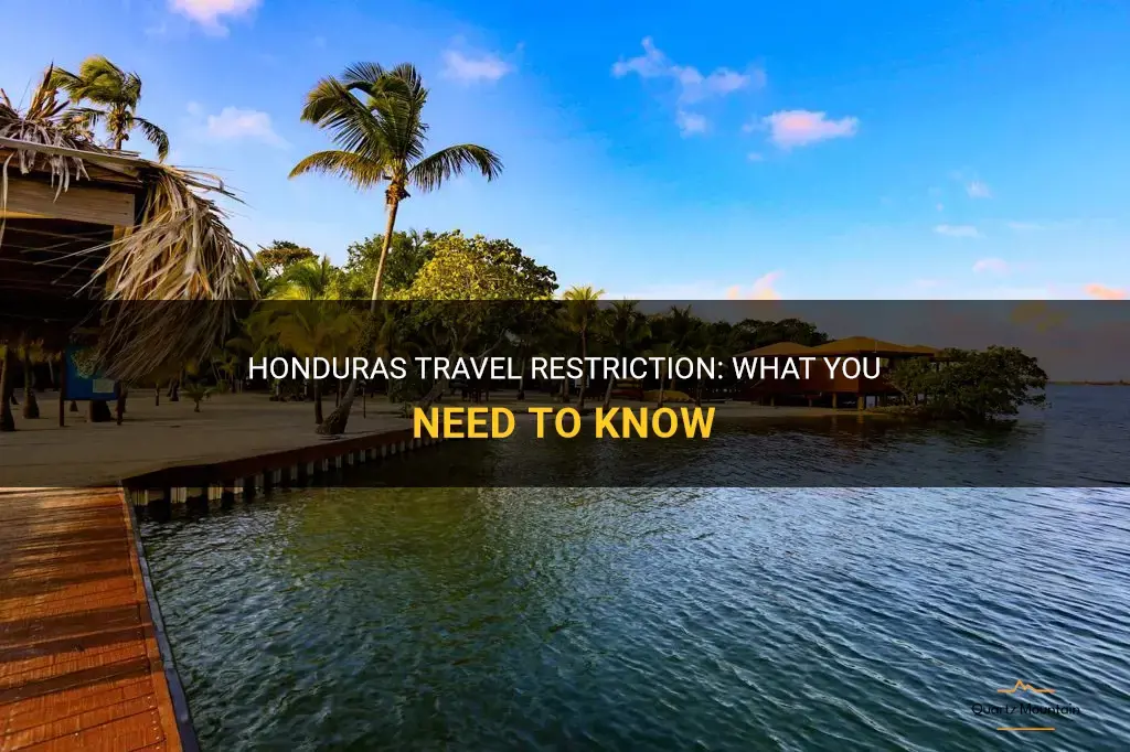 honduras travel restriction