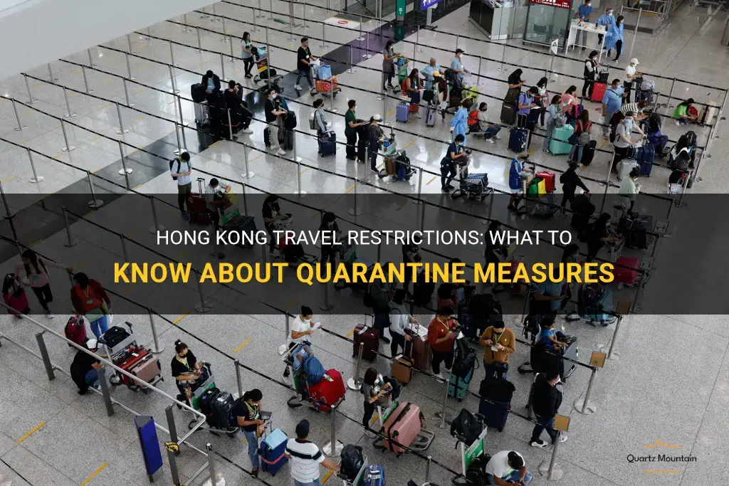 hong kong travel restrictions quarantine