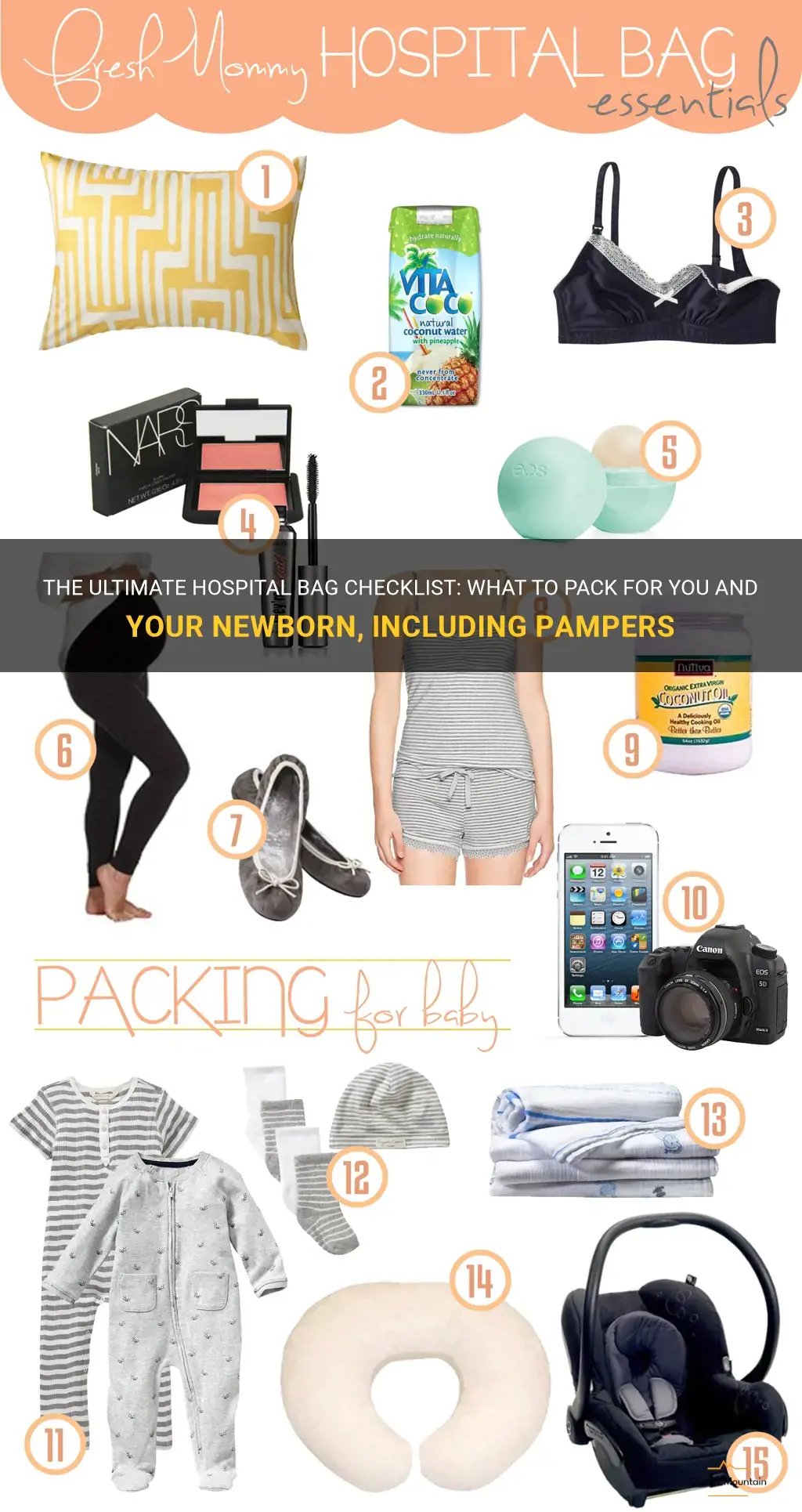 hospital bag checklist what to pack pampers