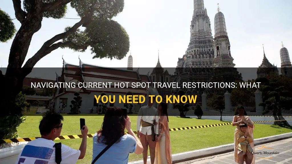 hot spot travel restrictions