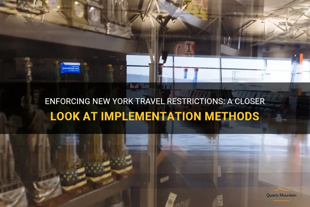 how are new york travel restrictions being enforced