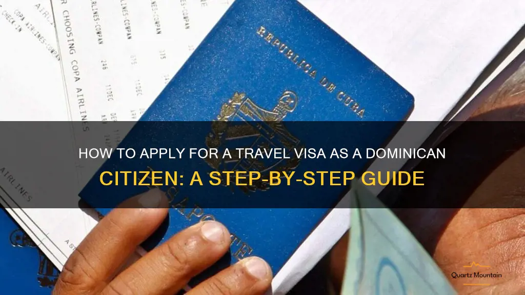 how can a dominican apply for a travel visa