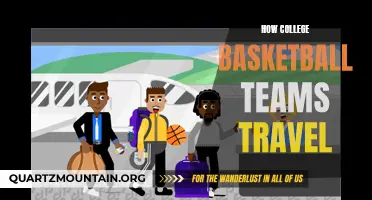 The Logistics Behind College Basketball Teams' Travel: From Buses to Flights