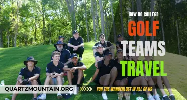 The Logistics of Travel for College Golf Teams