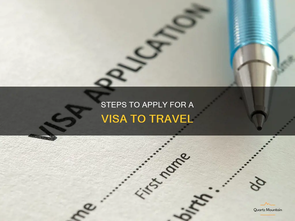 how do i apply for a visa to travel