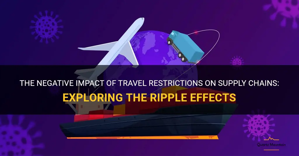 how do travel restrictions affect the supply chain negatively
