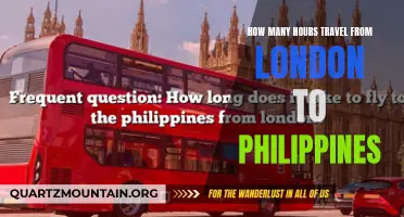 The Duration of Travel from London to the Philippines: A Comprehensive Guide