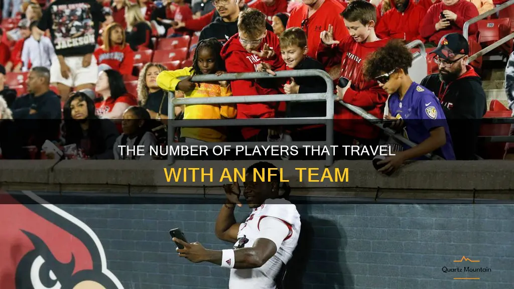 how many players travel with nfl team