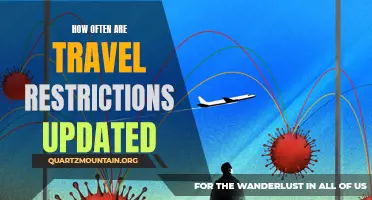 How Often are Travel Restrictions Updated: A Close Look at the Frequency of Travel Guidelines Changes