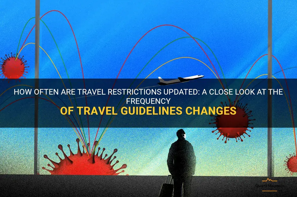 how often are travel restrictions updated