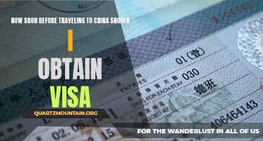 When Should I Obtain a Visa Before Traveling to China?