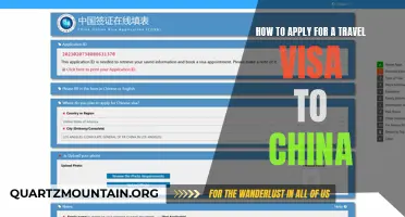 A Comprehensive Guide to Applying for a Travel Visa to China