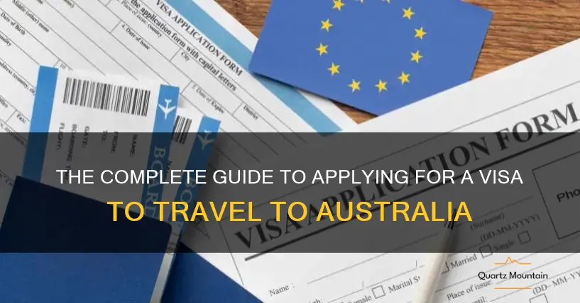 how to apply for a visa to travel to australia