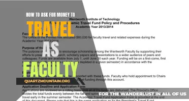 Mastering the Art of Requesting Financial Support for Faculty Travel Adventures