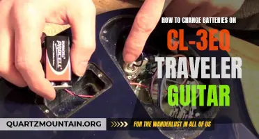 A Step-by-Step Guide on Changing Batteries on a CL-3EQ Traveler Guitar