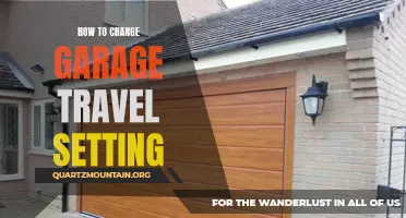 Understanding How to Adjust Garage Door Travel Settings