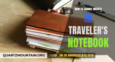 The Complete Guide: How to Change Inserts in a Traveler's Notebook