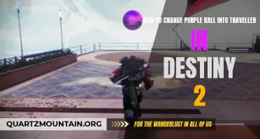 Converting a Purple Ball into a Traveler: How to Transform Your Destiny 2 Experience