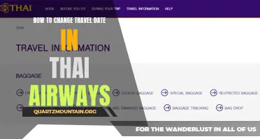 Mastering the Art of Changing Your Travel Date with Thai Airways