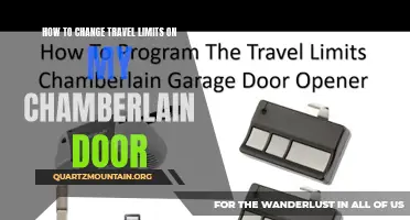 Mastering the Art of Adjusting Travel Limits on Your Chamberlain Garage Door
