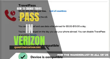 How to Easily Change Your Travel Pass in Verizon