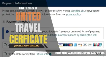 How to Easily Check on Your United Travel Certificate