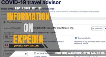 A Guide to Checking Travelers Information on Expedia