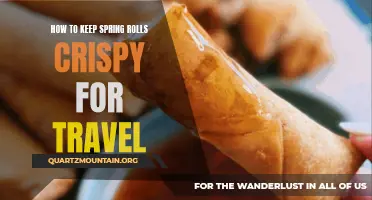How to Ensure Your Spring Rolls Stay Crispy During Travel