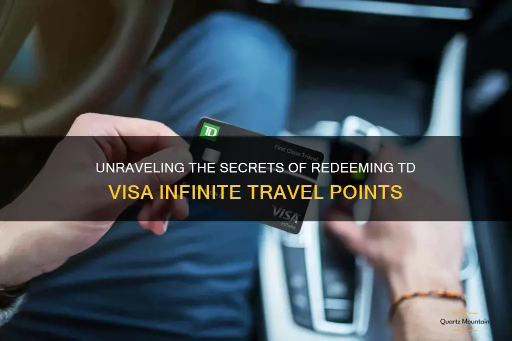 how to redeem td visa infinite travel points