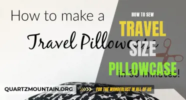 Creating a Travel Size Pillowcase: A Simple Guide to Sewing